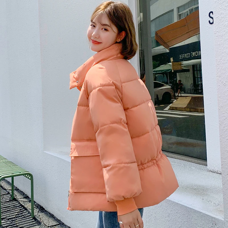 

ISENMAL Women Winter Coat Female Thick Hooded Autumn Fashion Short Parka Women's Jacket Clothing for Mujer Feminine