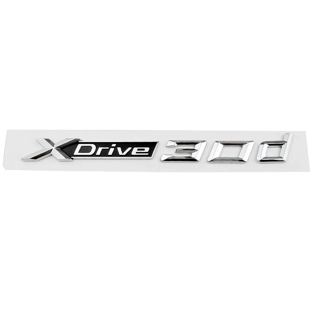 1-20 шт. 3D Эмблема письмо Xdrive 20d 30d логотип Стикеры для BMW X2 X3 X4 X5 X6 X7 M5 E83 F25 F26 E60