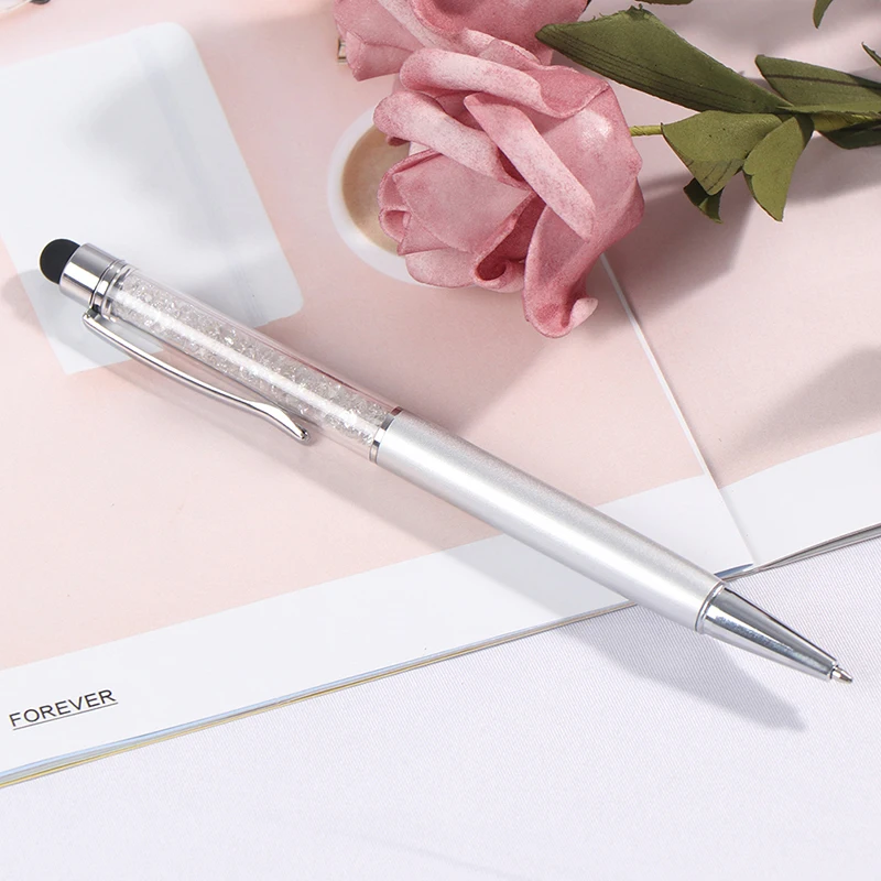 

Diamond Crystal Ballpoint Pen Stylus Touch Screen Pen For Mobile Phone Office&School Supplies