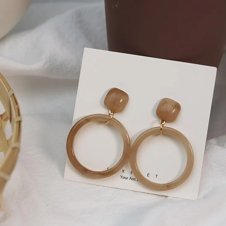 Новый бренд преувеличенные геометрические висячие серьги гаджеты для женщин| |