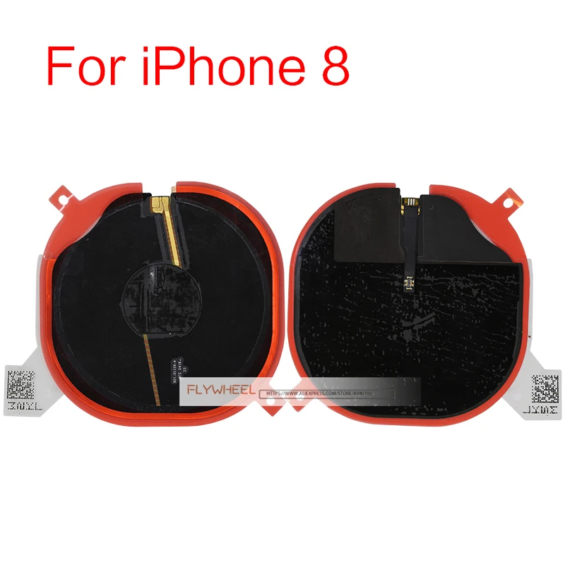 1 шт. беспроводной зарядный чип катушка NFC Модуль гибкий кабель для iPhone 8 Plus X XR XS Max зарядное устройство Панель наклейка запчасти