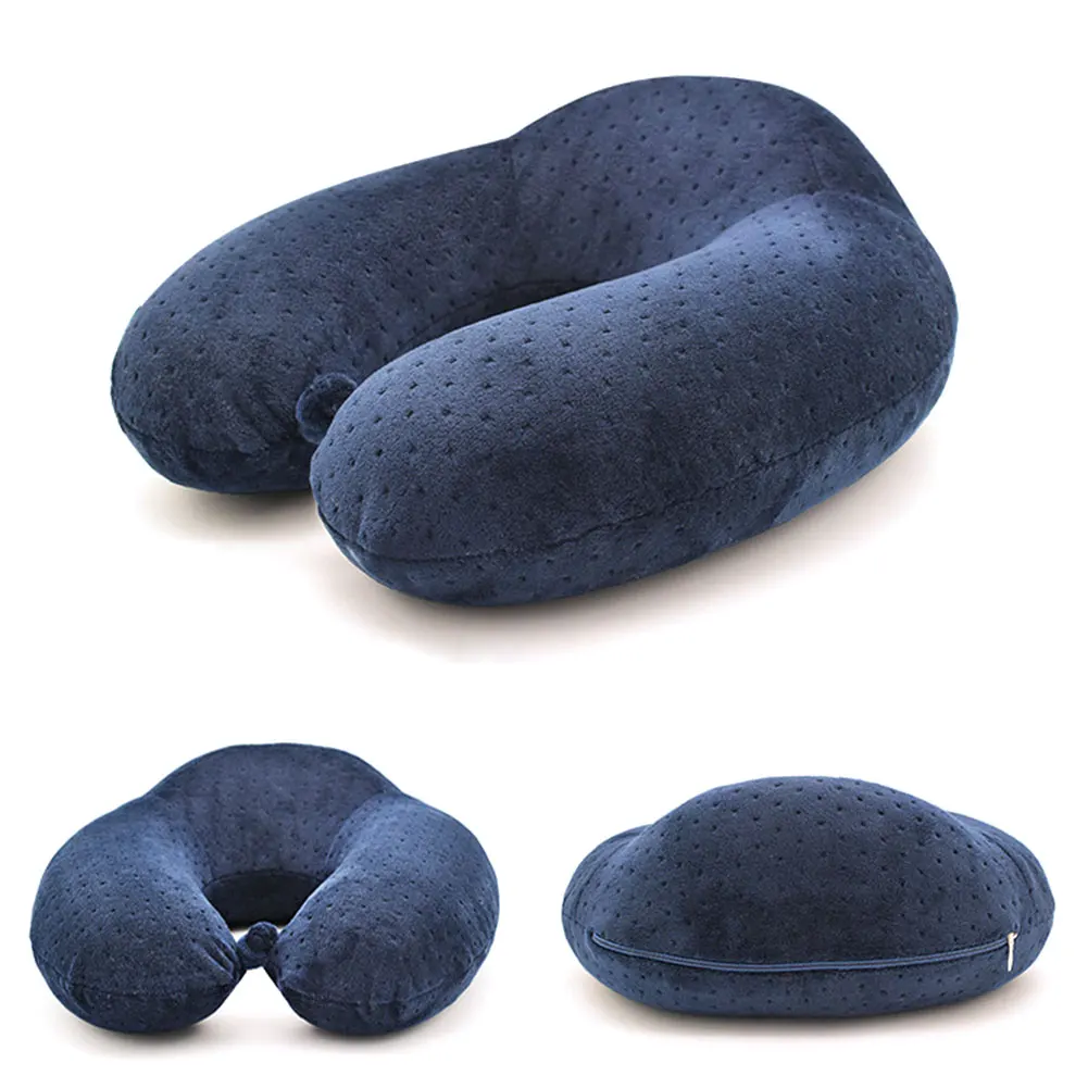 Новые u образные подушки для шеи с эффектом памяти мягкие медленный отскок