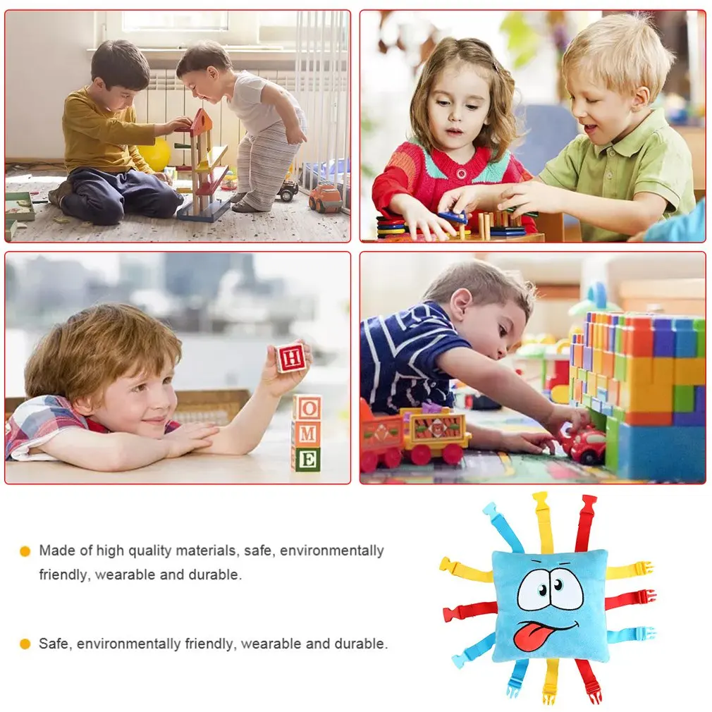 

1set Matching Toys Buckle Baby Montessori Toys Baby Basic Life Skill Training Birthday Montessori Buckle Baby Montessori Toys