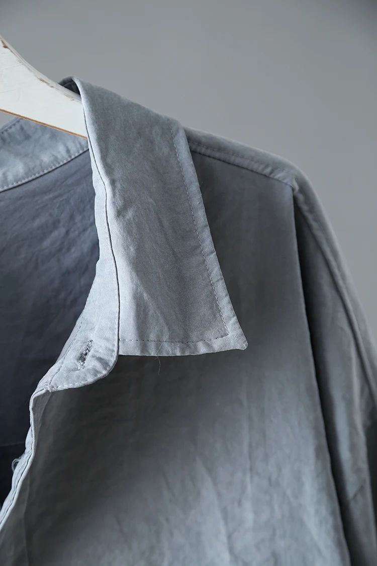 Модные свободные однотонные женские рубашки Blusas Mujer De Moda Весна Осень Новые темно-зеленые женские блузки с длинным рукавом Топы 6720 50