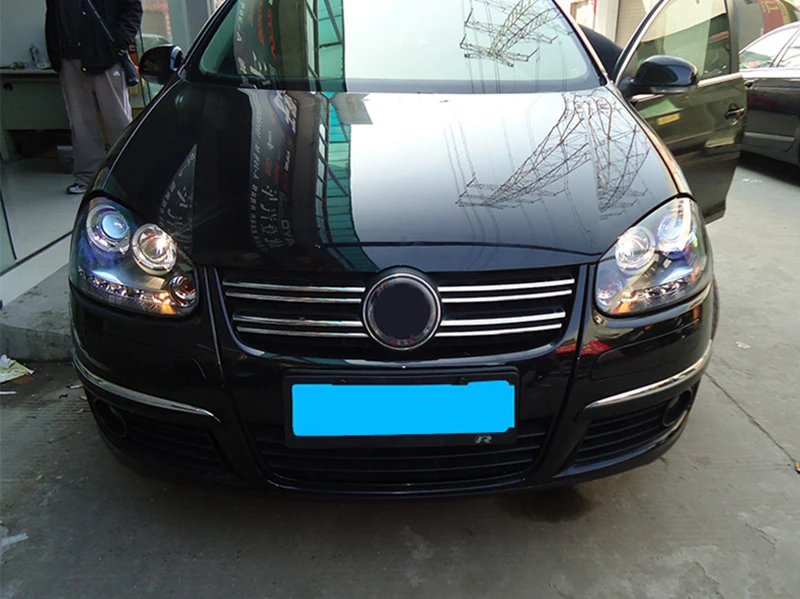 AKD автомобильный Стайлинг для VW Jetta фары 2006-2010 Jetta Mk5 светодиодный налобный фонарь светодиодный DRL Биксеноновые линзы Высокий Низкий луч парковка