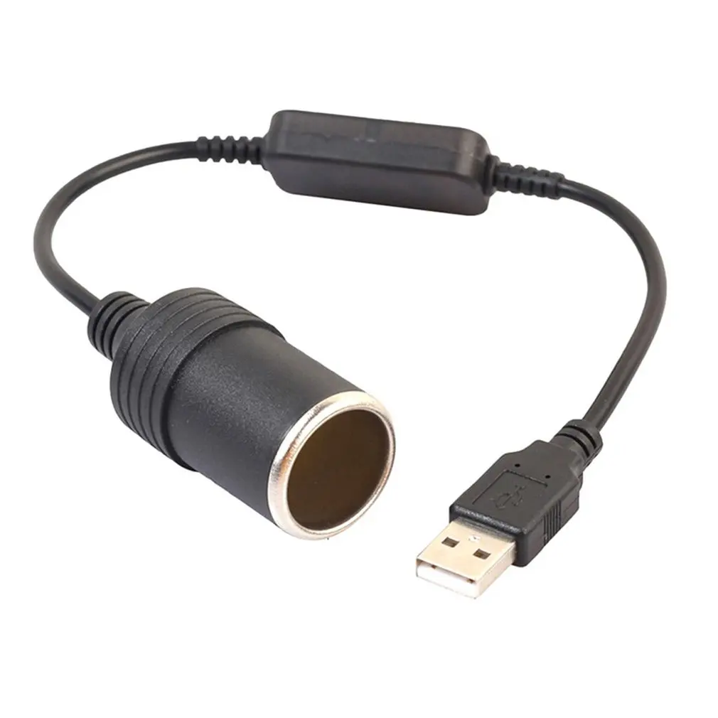 5V 2A USB мужчина к 12V розетка для автомобильного прикуривателя конвертер