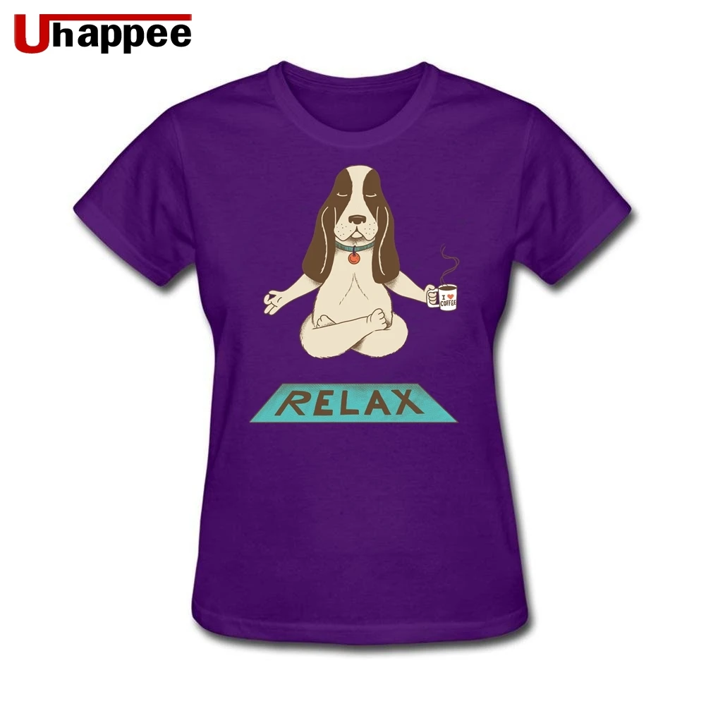 Расслабляющая Любовь Собака женская футболка Повседневная с коротким рукавом и