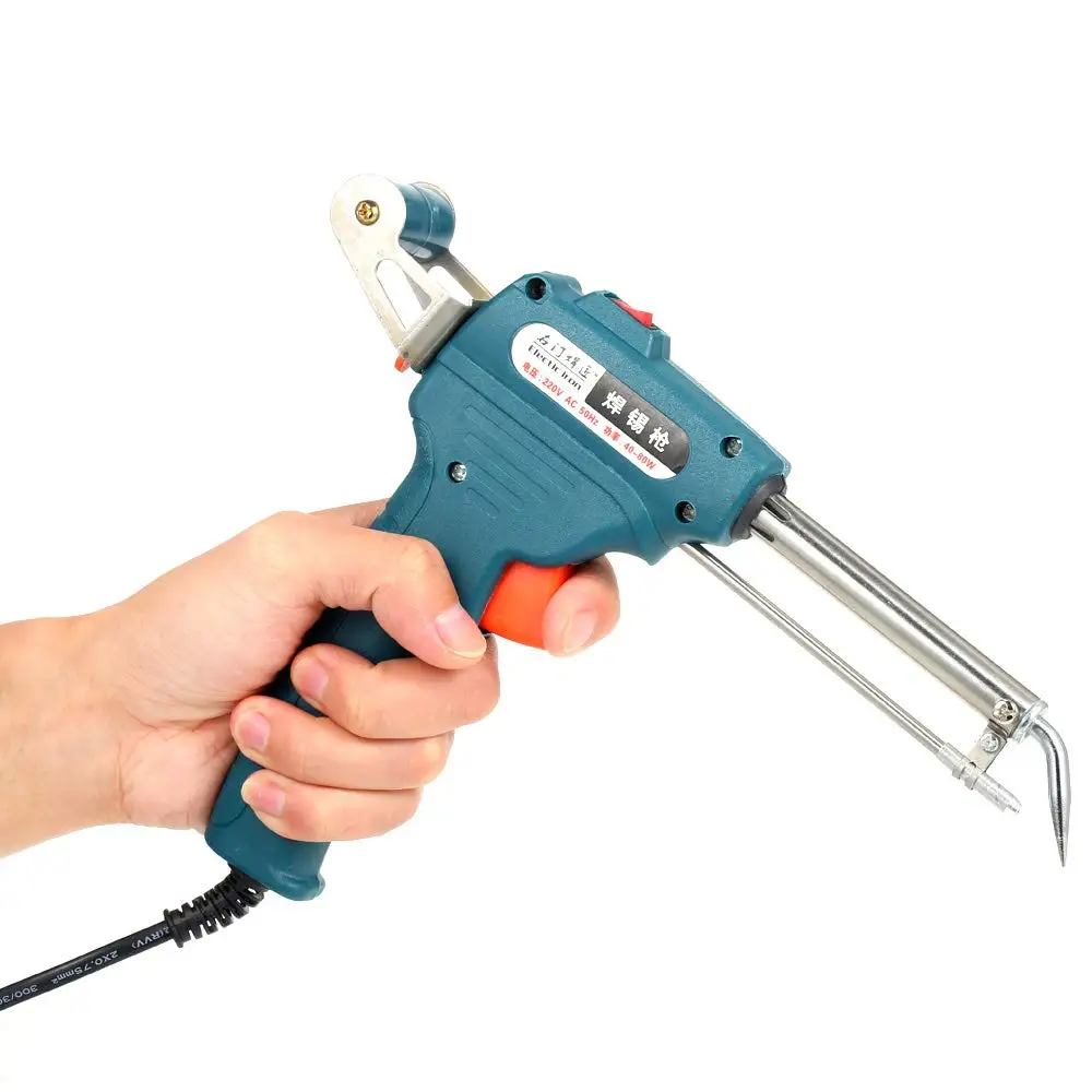 

60W Electric Soldering Iron Automatic Feeding tin gun solder station soldering iron tip tweezers welding wire repair tool