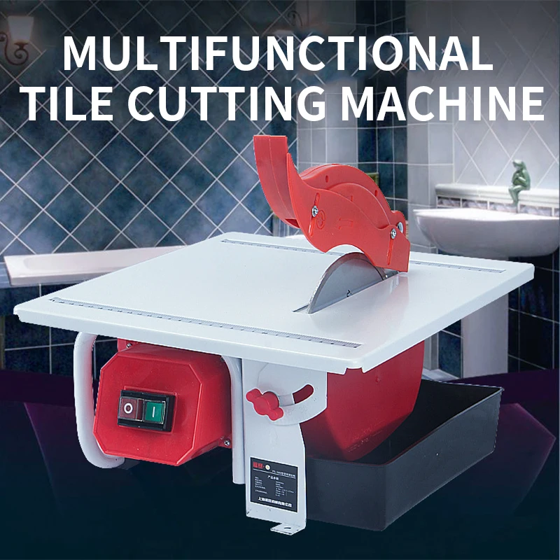 

FS-1801 Desktop Electric Ceramic Tile Cutter Household Small Multi-function Stone Floor Tile Jade Cutter Chamfering Machine