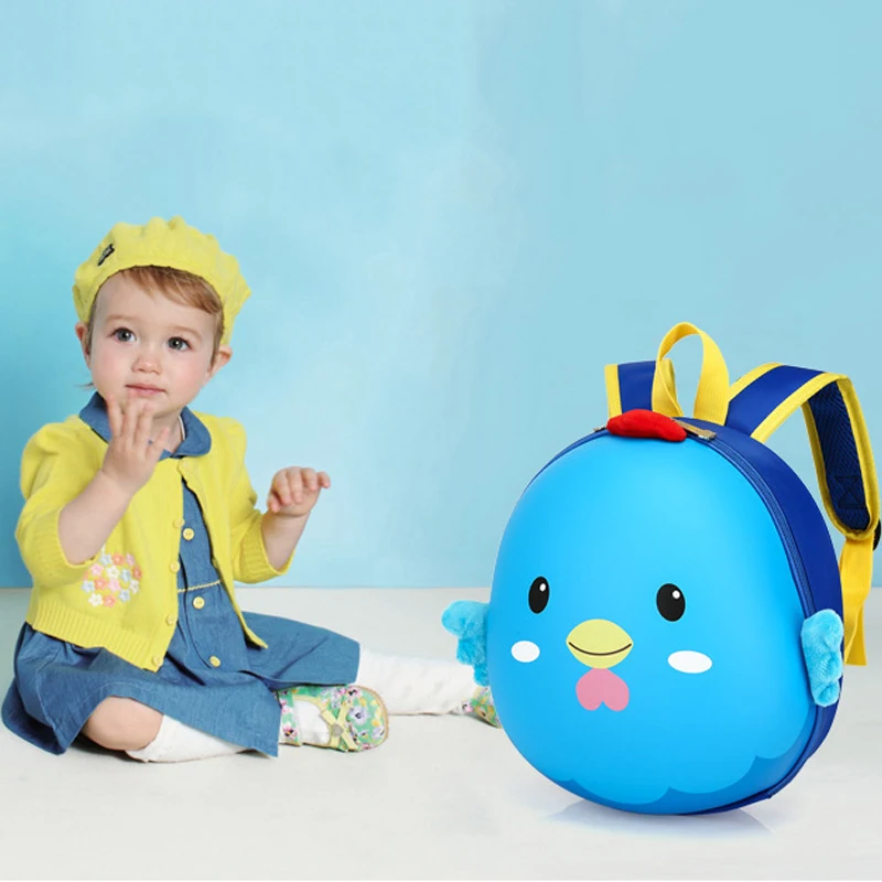 Детский рюкзак с мультяшным цыпленком для малышей Водонепроницаемая мини 3D