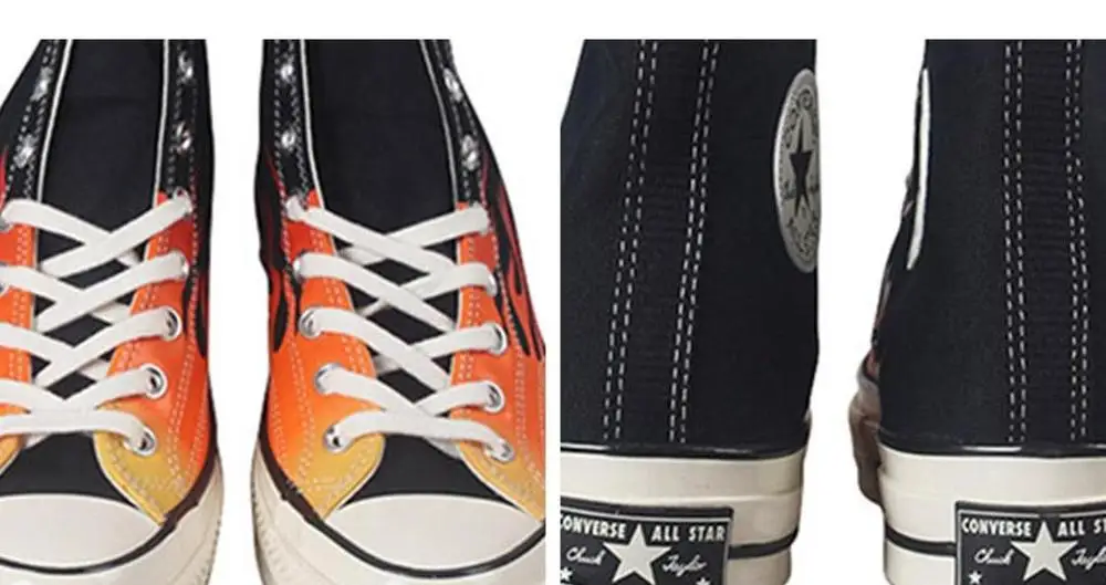 

Converse - classic canvas men's and women's sports shoes, original skateboard shoes, light red, high fire, CTAs 70 hi 1970