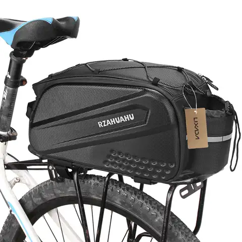 Сумка для горного велосипеда, водонепроницаемая Велосумка на заднее сиденье, дорожный велосипедные сумки на багажник, вместительный рюкза...
