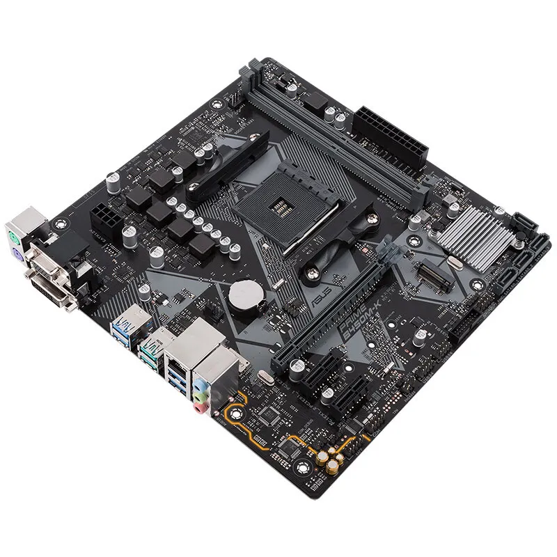 Bestellen ASUS PRIME B450M-K MATX Motherboard Unterstützung DDR4 4400MHz M.2 SATA 6Gbps USB 3,1 Gen 2 Ryzen Serie Prozessor (AMD B450/socketAM4)