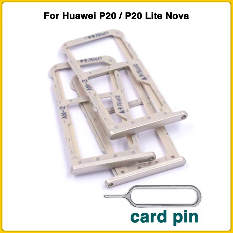 Новинка замена слота для SIM карты Huawei P20 / Lite Nova 3E Micro SD слот ремонтная часть гнезда +
