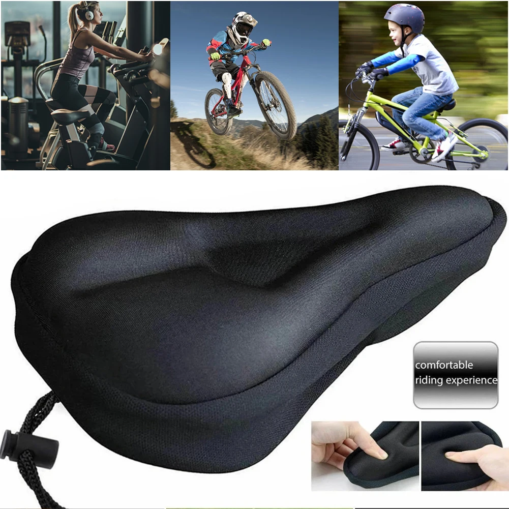

1pcs Bike Cycling Pad Cushion Soft Thickened Bicycle Seat Breathable Bicycle Saddle Seat Cover Comfortable Foam Seat