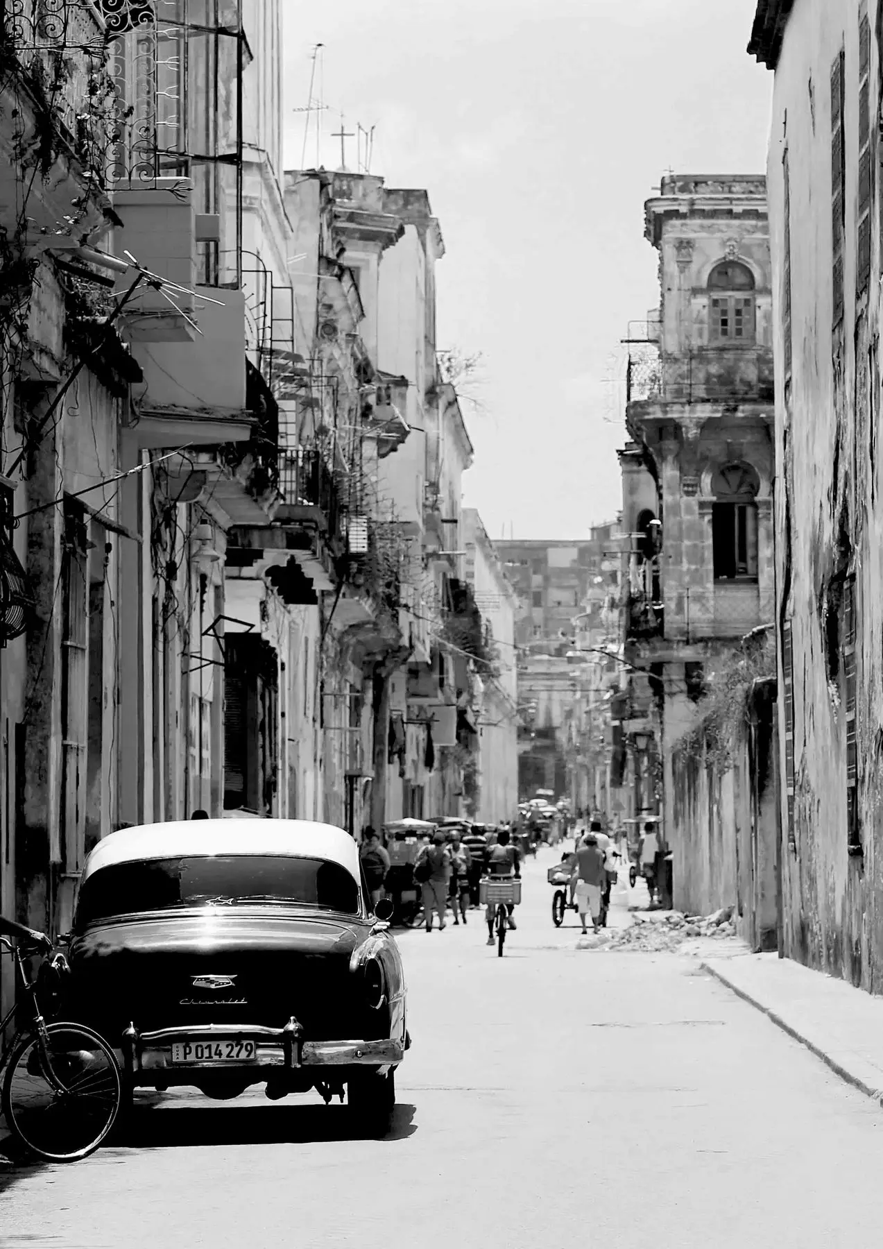 

HAVANA CUBA - City Streets Picture Art Silk Poster Print 24x36inch