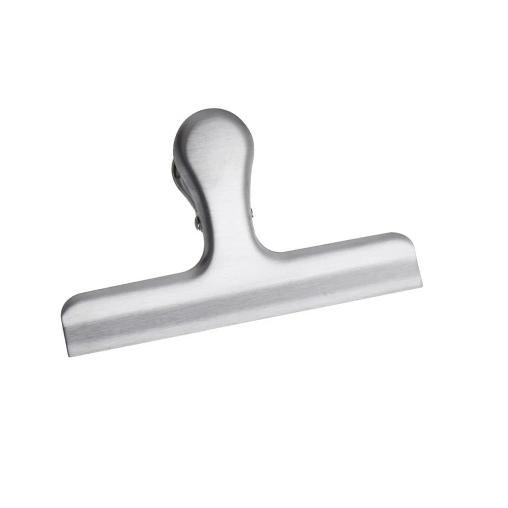 

Spring Stainless Steel Clip Food Bag Clip Clamp Airtight Seal Durable Kitchen Clasp Metal Office Camping Clothesline Clips 1PC