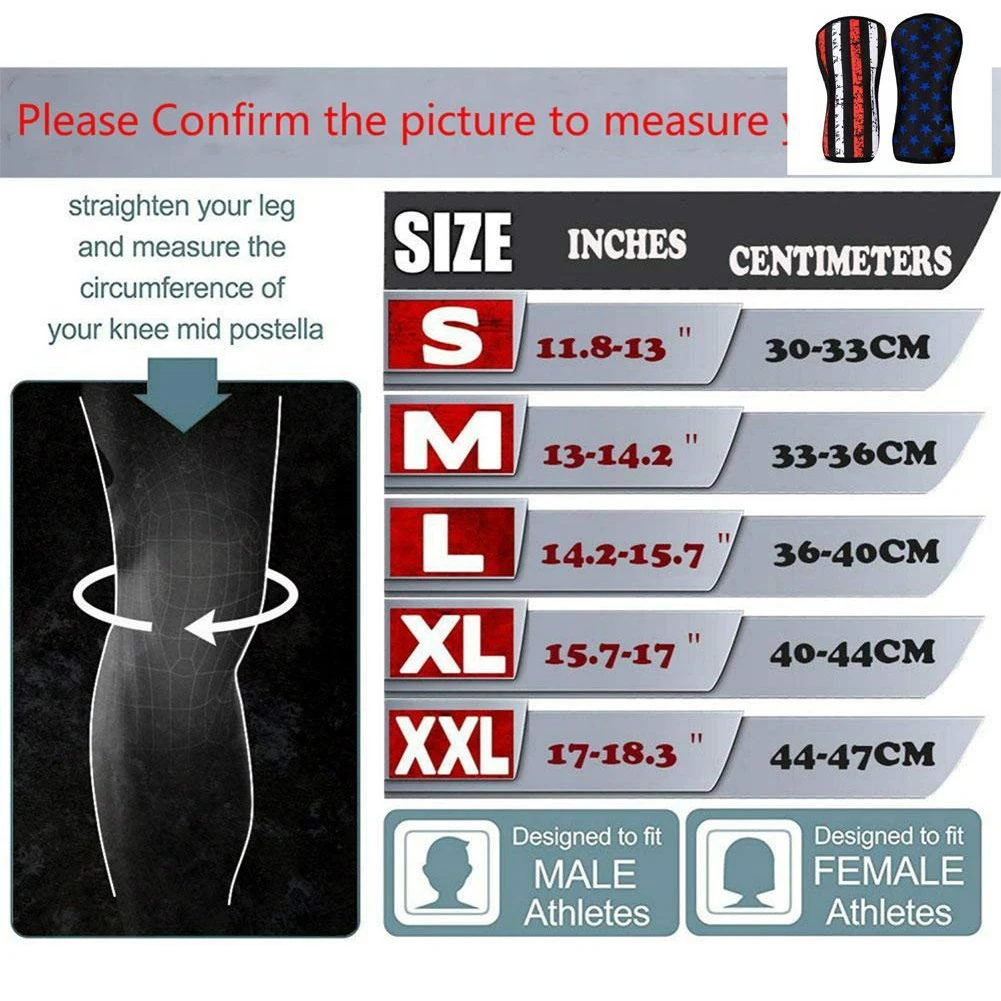 

Professional 7mm Neoprene Weightlifting Sports Knee Pads Compression Weightlifting Pressured Brace Exercise Running Knee Support