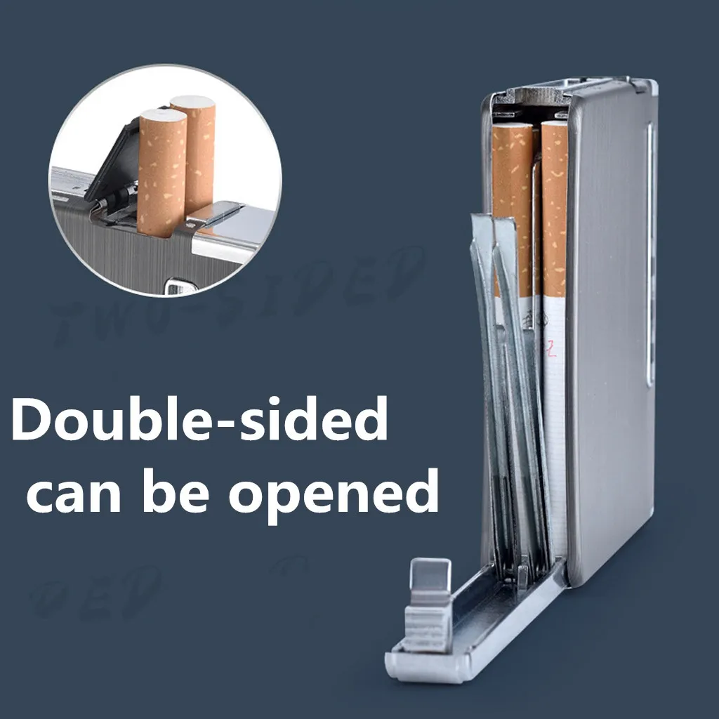 Чехол для сигарет USB перезаряжаемая Зажигалка курения беспламенная Бездымная