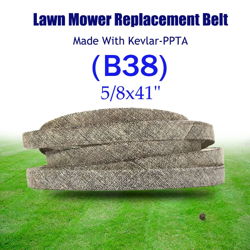 

Make with Kevlar Mower Belt Triangle Belt 754-0468 954-0468 265-101 75-995 5/8x41" B38 V-belt For MTD MKFLGBB2-B38R15