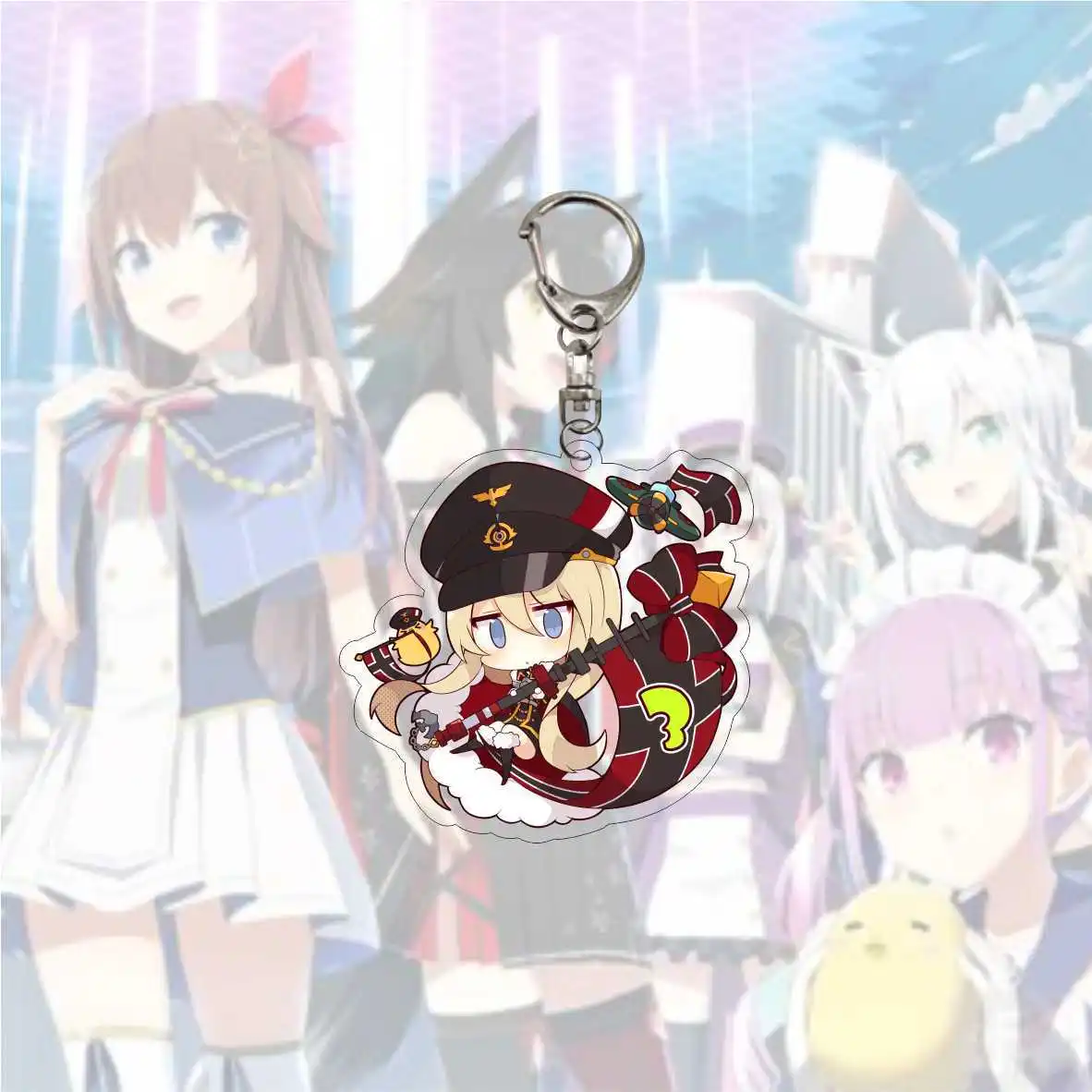Брелок для ключей в стиле поп-игры Азур Лейн | Украшения и аксессуары