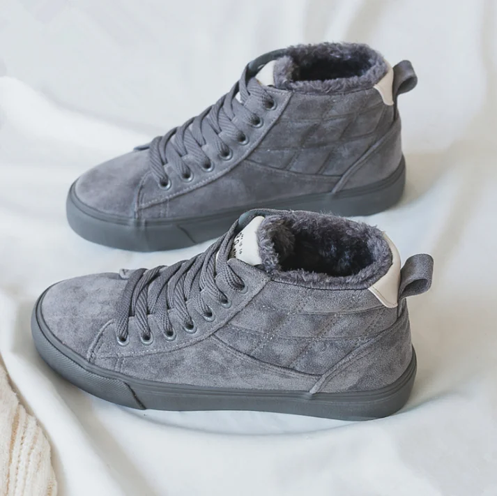 

Women Ankle Boots Winter Shoes Sneakers Lace-Up Botas Plush Fur Botas Female Warm Shoes Woman Zapatos De Mujer