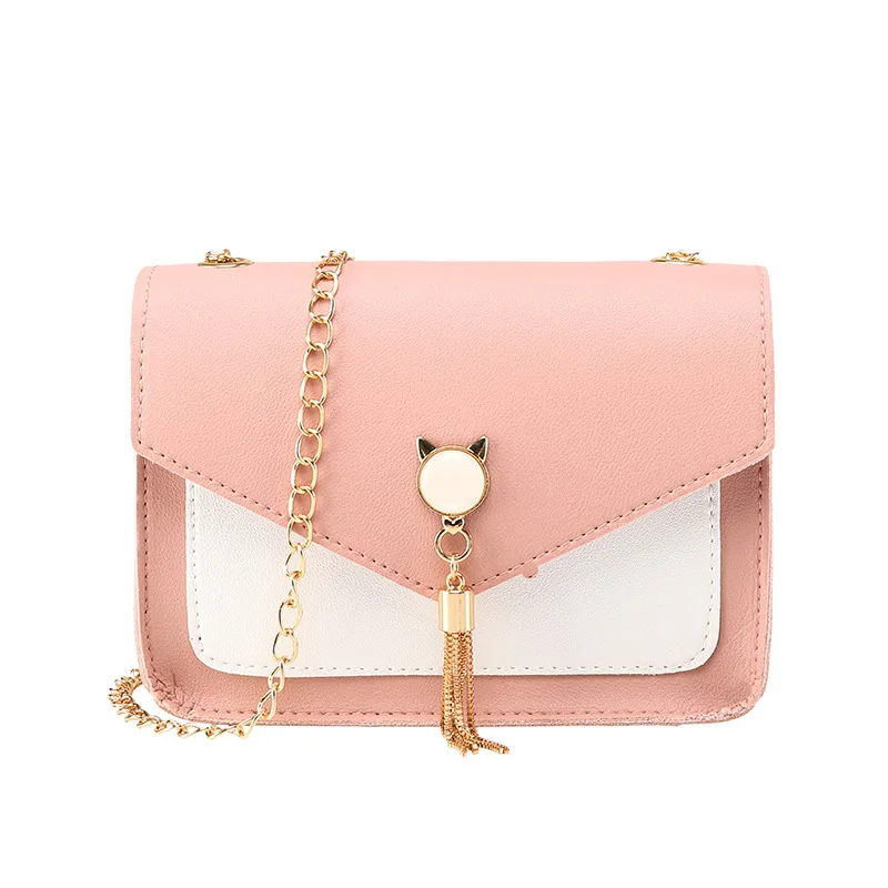 

Women's Small Lether Bag Candy-Colored Square Sling Bag Messenger Bag Sweet Lady Phone Bag #20