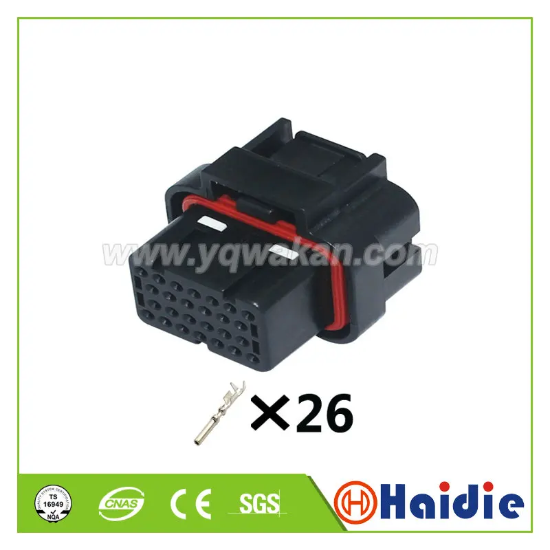 1 компл. 26pin Tyco автомобильный компьютер ECU plug 1437290 7 26 way oil gas connector 3 7|connector tyco|connector