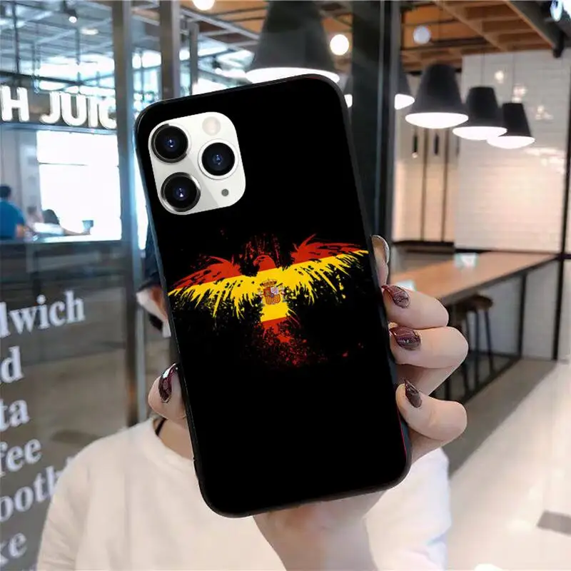 

Spain Coat of Arms Flag Phone Case for iPhone 11 12 mini pro XS MAX 8 7 6 6S Plus X 5S SE 2020 XR