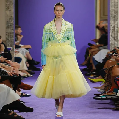 

2021 A-Line Tiered Ruffled Tulle Skirts Women Ankle Length Skirt For Photography Designer Tulle Tutu Skirt Fashion Girls Skirt