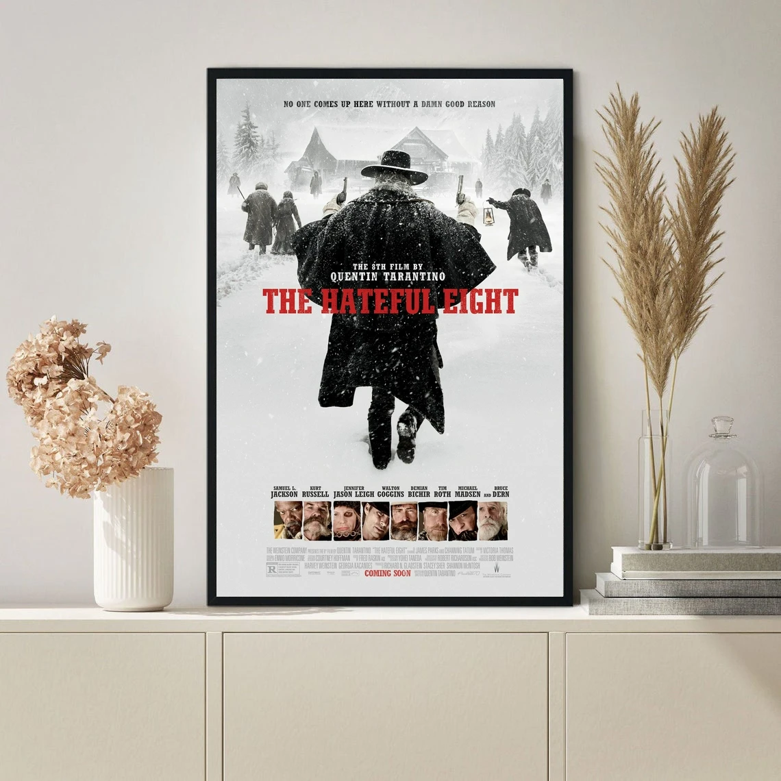 

Постер из фильма The Hateful Eight, Настенная картина, украшение для дома (без рамки)
