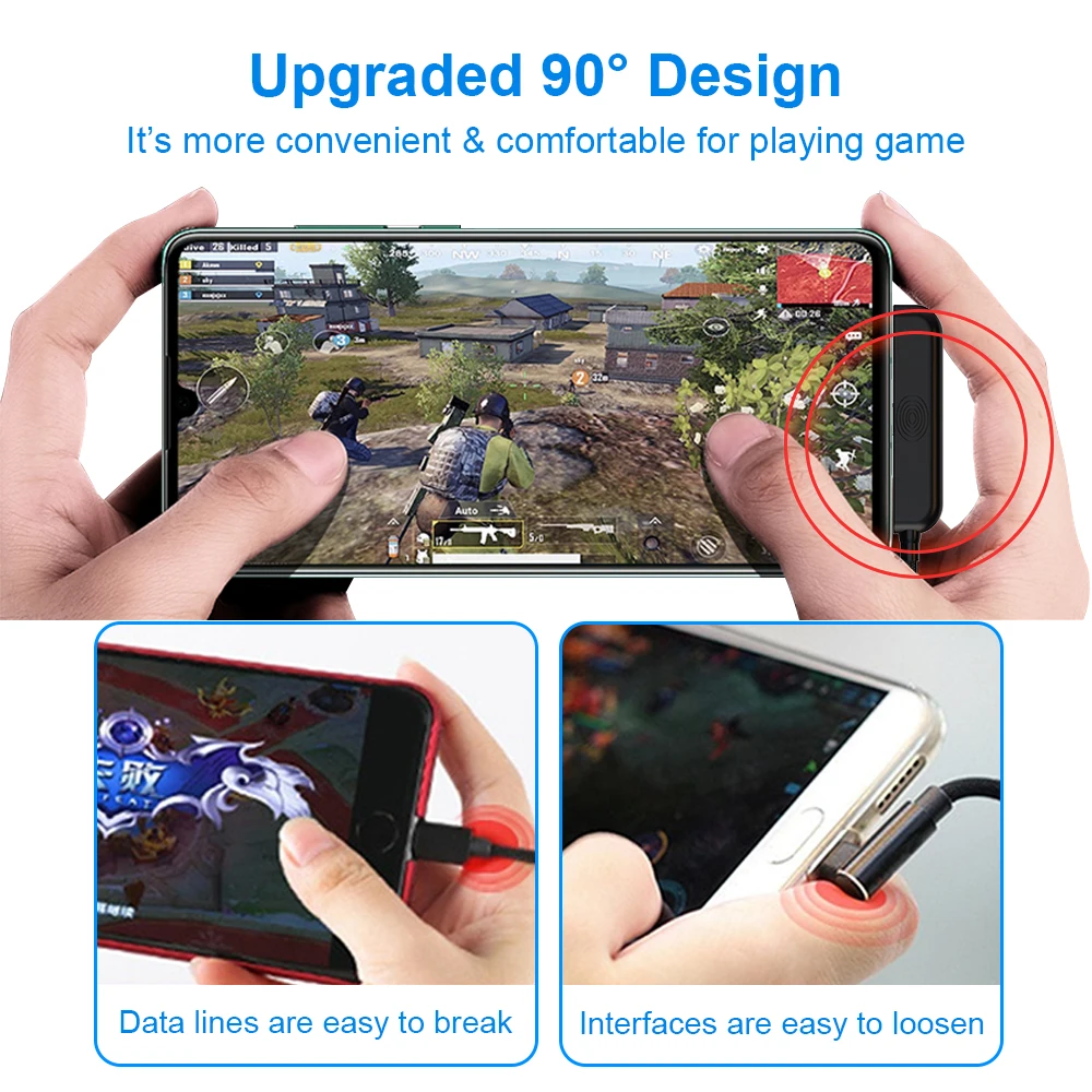 Кабель Type C USB кабель быстрая зарядка мобильный телефон зарядное устройство с