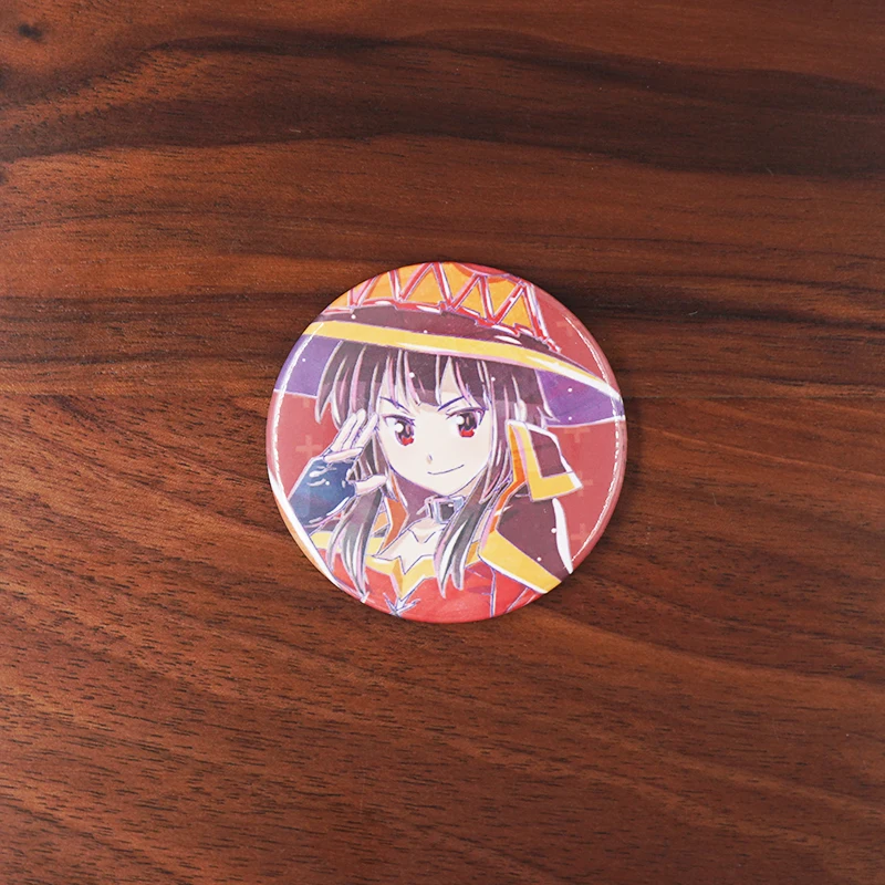 50 мм Божье благословение KonoSuba на аниме этот замечательный мир значок Aqua Darkness Megumin