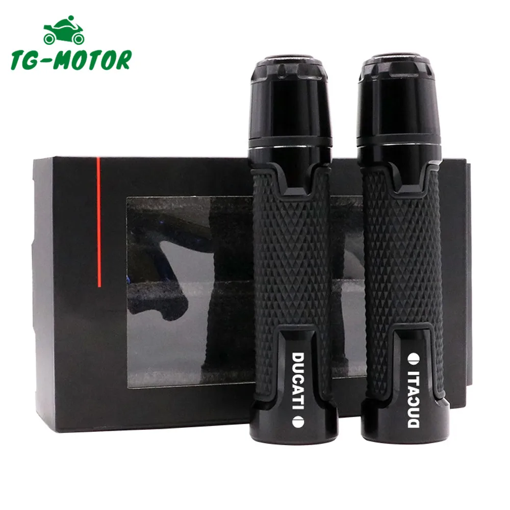 

TG-Motor For Ducati MONSTER 696 796 821 695 1100/S/EVO 1200/S Motorcycle CNC Handlebar Grips handle bar Motorbike grip End Plug