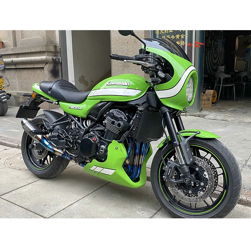 

For Kawasaki Z900RS Front Link Pipe Escape Header Tube Exhaust Connect Section Slip On Stock Tail Pipe Muffler Motorcycle