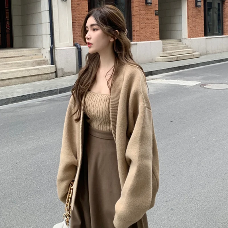 

GoneGoing 2021 Spring New Women Knit Tube Women Sleevelss Off Shoulder Sweater