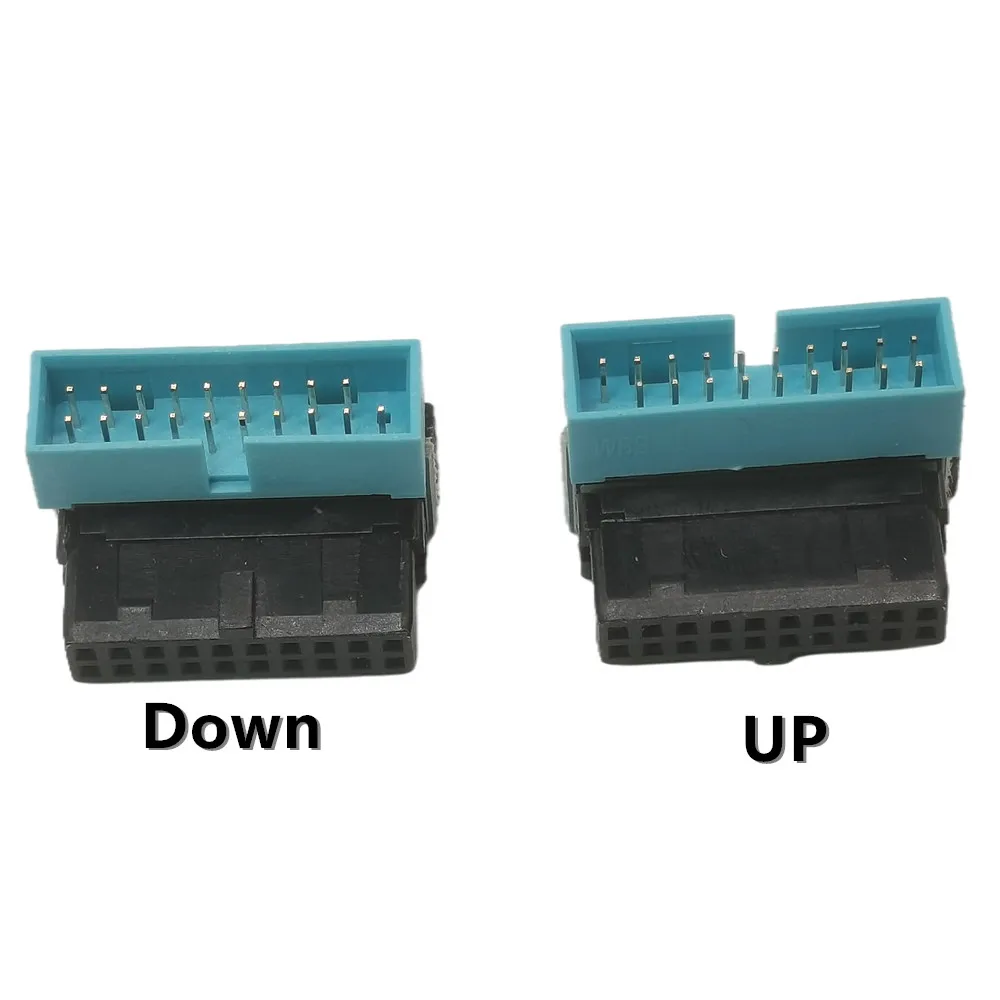 

USB 3.0 20pin Male to Female Extension Adapter Angled 90 Degree for Motherboard Mainboard Connector Socket