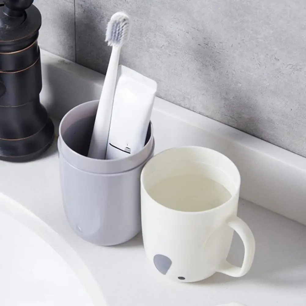 4 Colors Practical Toothpaste Toothbrush Storage Case Bathroom Gadget Lightweight Cup Eco-friendly for Travel | Дом и сад