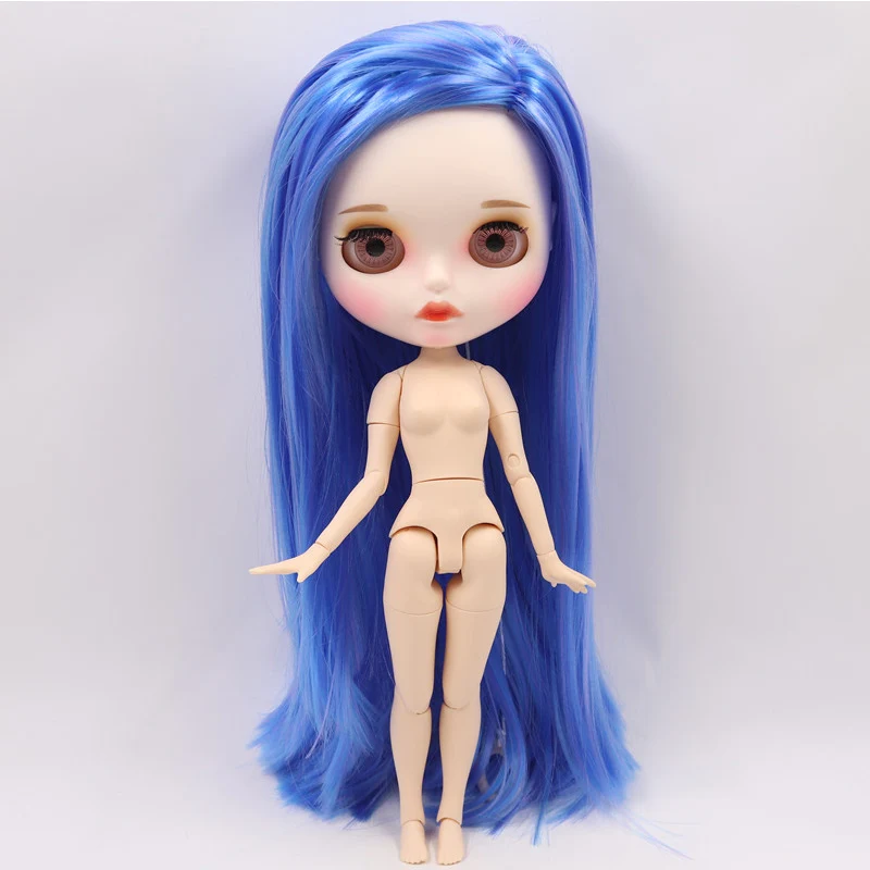 A nude doll ICY Nude Blyth пользовательские куклы № BL7216/6208 светильник розовый микс Voilet белый цвет кожи 1/6 bjd, pullip, licca, jerryberry - Цвет: A nude doll