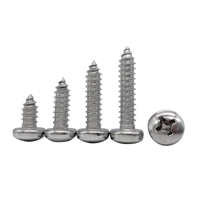 Винты С Круглым Верхом Phillips M2.6 самонастраивающиеся острые хвостовые болты из