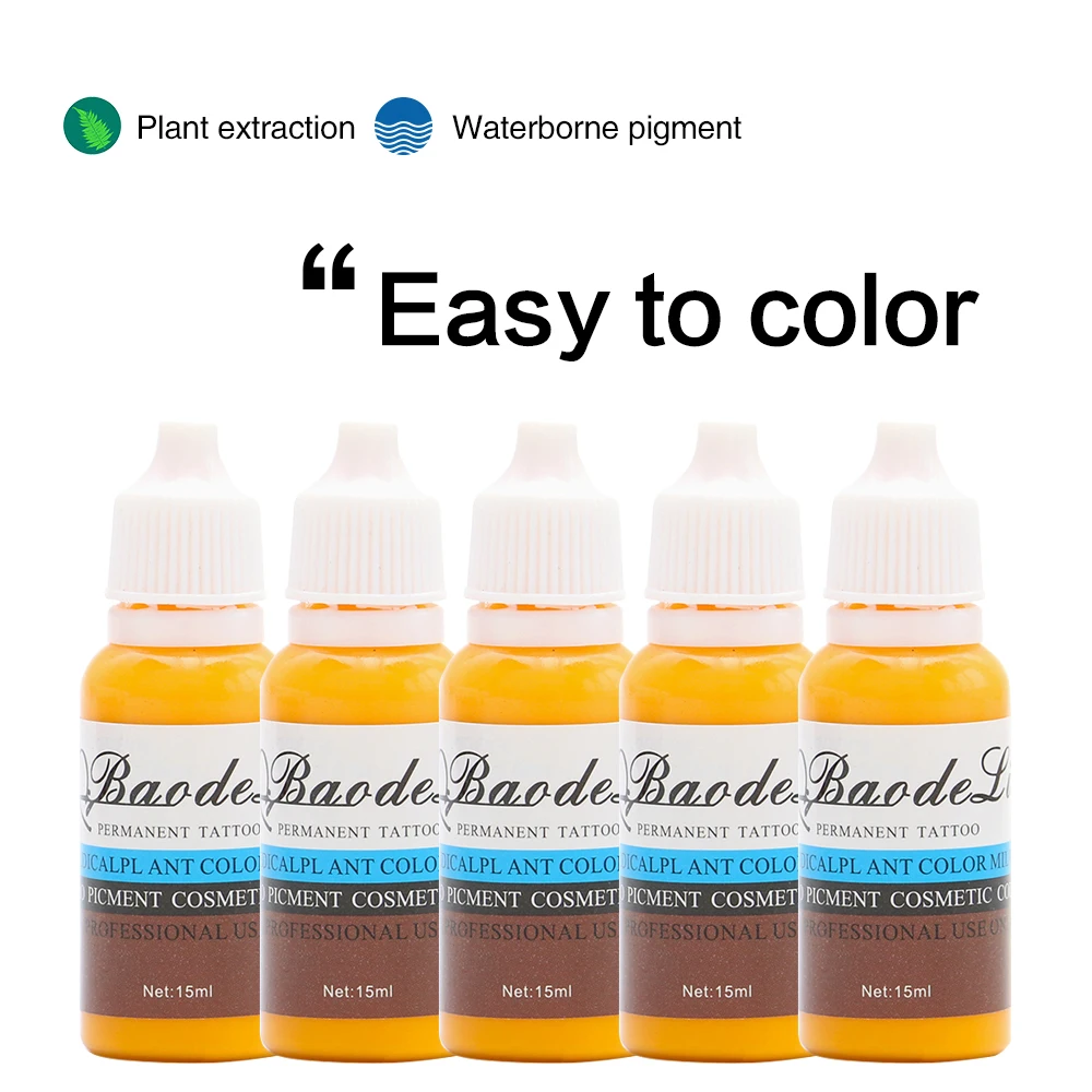 Лидер продаж Детский костюм набор чернил для татуажа мини арт 15 мл Перманентный