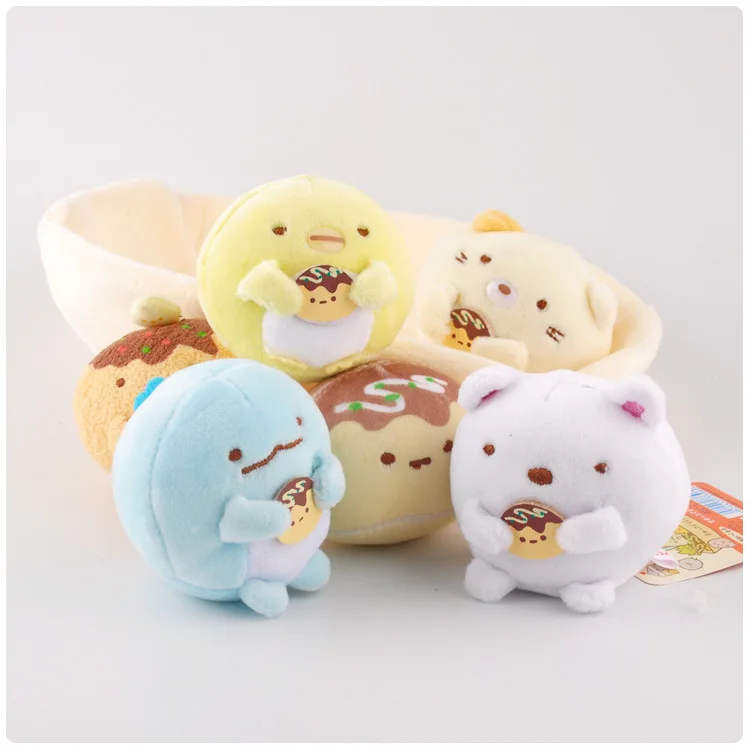 1 комплект Kawaii Japanese Sumikko guurashi био плюшевый брелок подвеска мягкий мультяшный