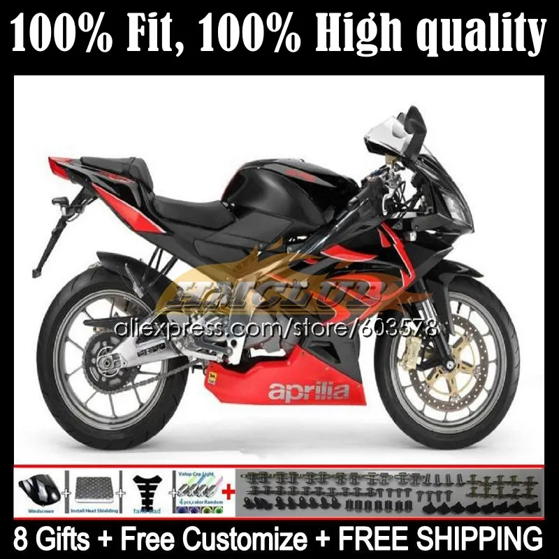 

Injection For Aprilia RS-125 RS 125 RS4 54CL.60 RSV125 2006 2007 2008 2009 2010 2011 RS125 06 07 08 09 11 Fairings black flames