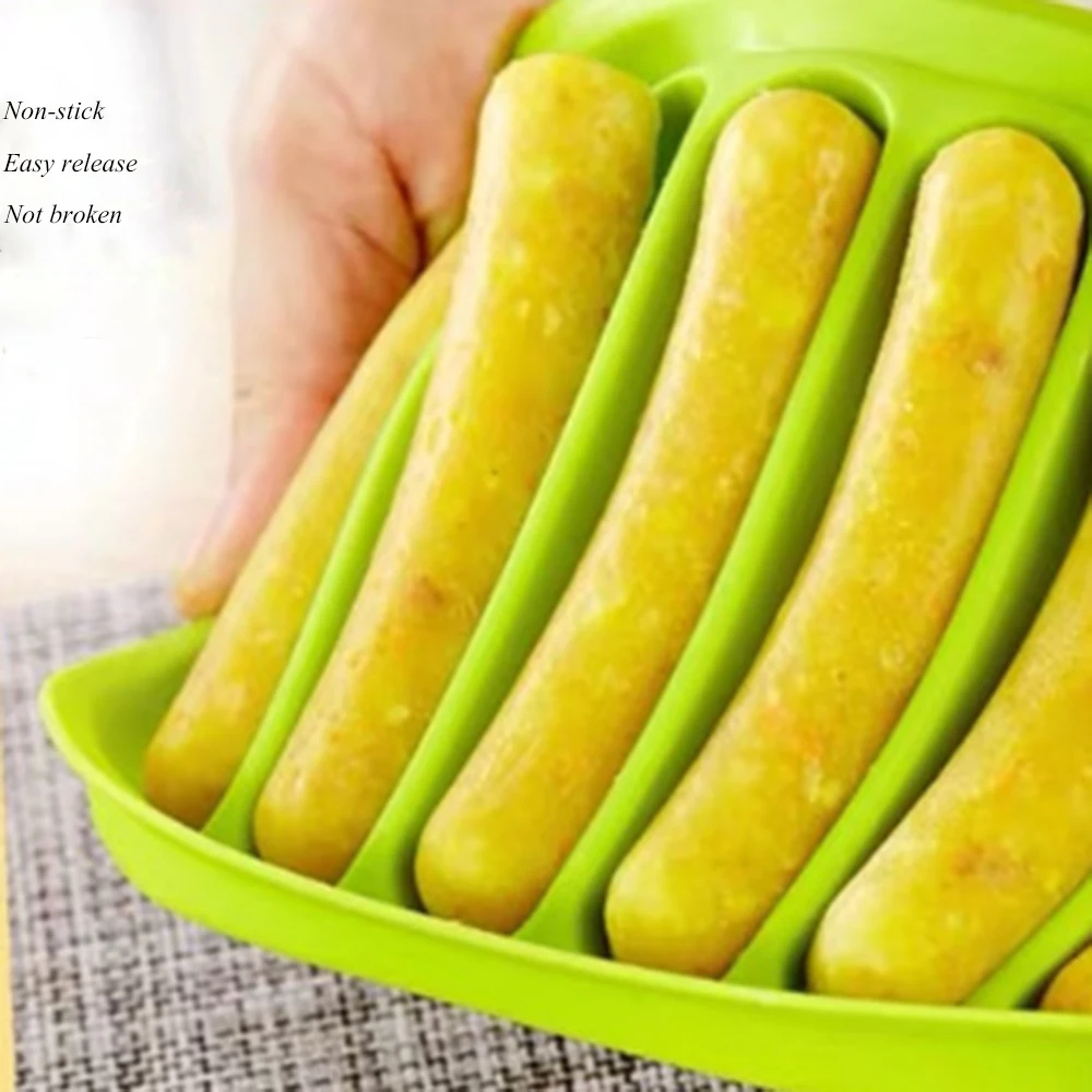 

Silicone Mold DIY Hot Dog Handmade ham sausage mould Kitchen gadge Making and Refrigerated Hot Dog tool