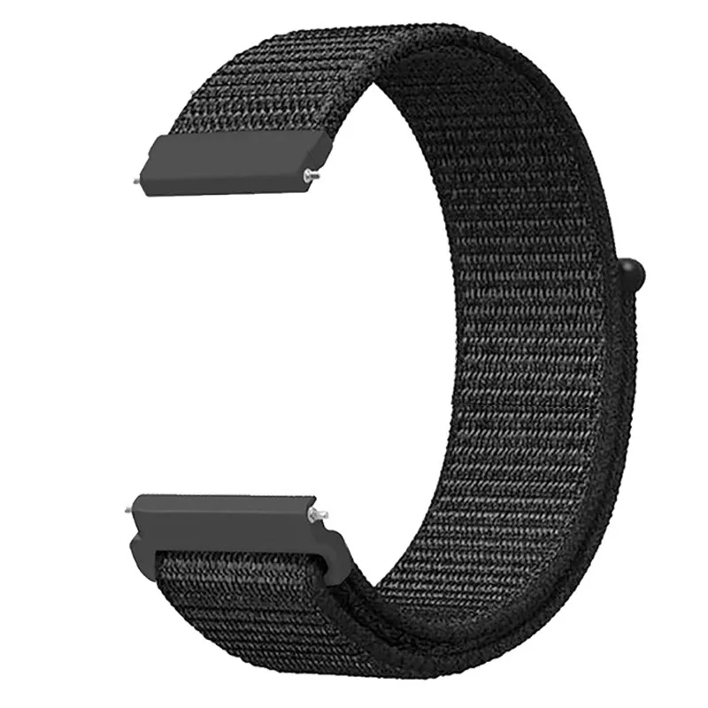 20mm/22mm Nylon Loop Strap for Samsung Galaxy watch 4 3/46mm/42mm/active 2/Gear S3 bracelet For Huawei watch GT/2/2e/Pro