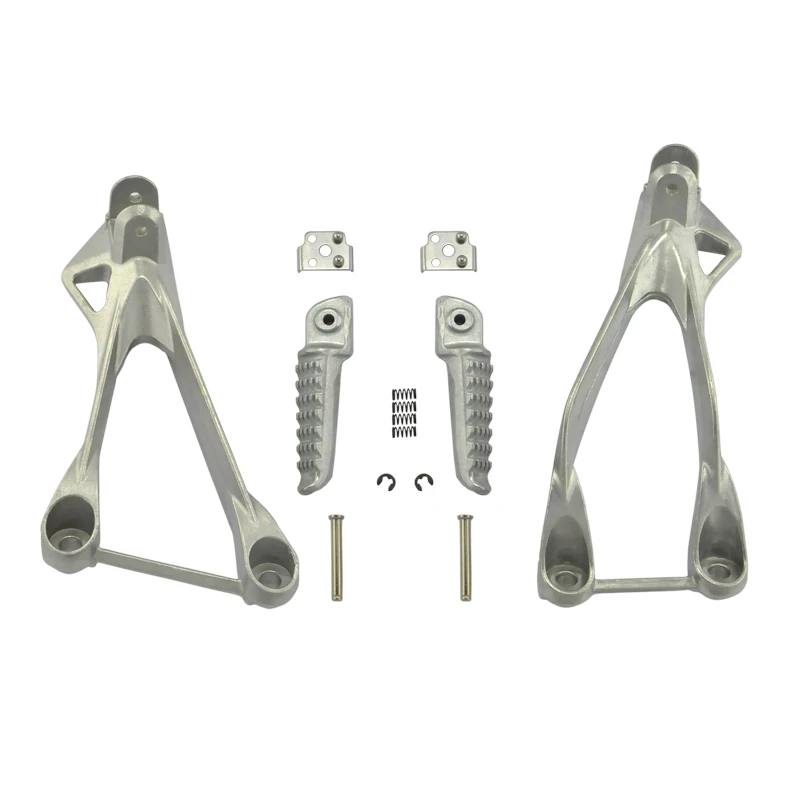 

Motorcycle rear footrests foot pegs pedal tripod stent assembly for Kawasaki Ninja ZX6R ZX-6R 2005 2006 2007 2008 ZX636 05-06