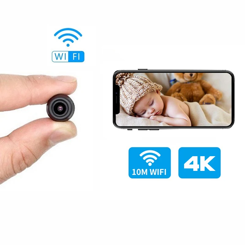 HD 1080P Мини камера Wifi небольшая ip P2P беспроводная микро веб видеокамера