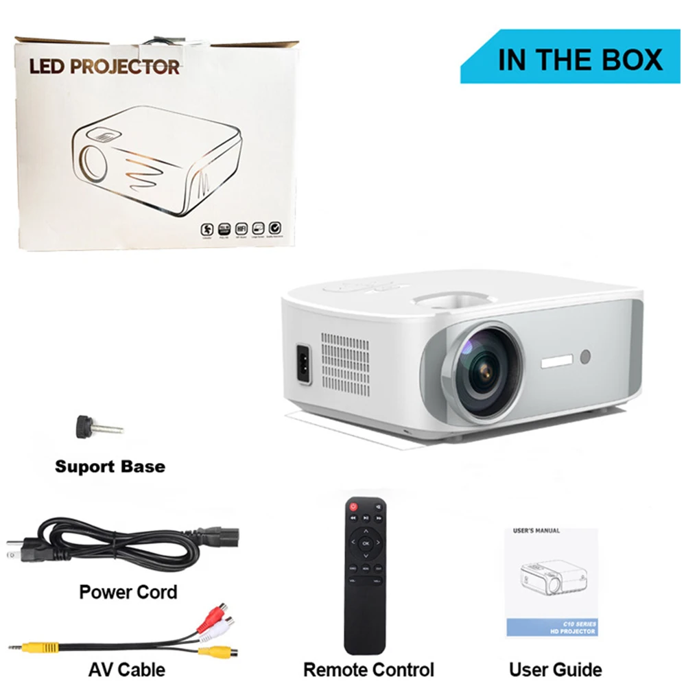 CRENOVA C55 полный HD 1080P проектор Android WiFi LED проектор Нативный 1920 x 3D домашний кинотеатр смартфон Бимер 