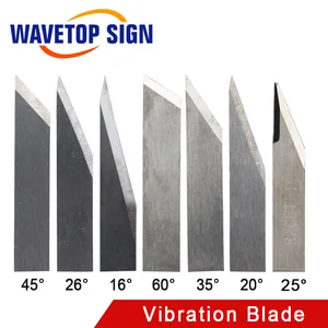 Вибрационный нож, режущий станок, лезвие, головка резака, одно лезвие, двойное лезвие, 16-45 градусов, для станка с ЧПУ для резки натуральной кожи