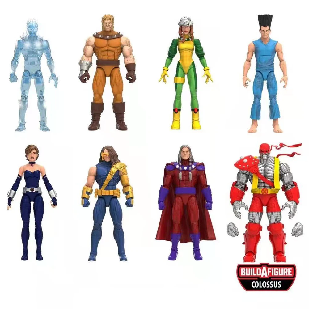 Экшн-фигурки Marvel Legends Sabertooth Iceman Legion Rogue Cyclops Shadowcat Magneto 6 дюймов игрушки AOA Age Of Apocalyps